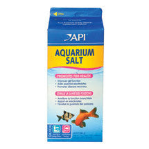 API Aquarium Salt 16 oz. 1 Pint Milk Carton