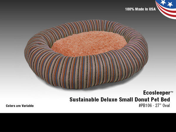 Van Ness Ecosleeper Sustainable Deluxe Small Donut Pet Bed 27"